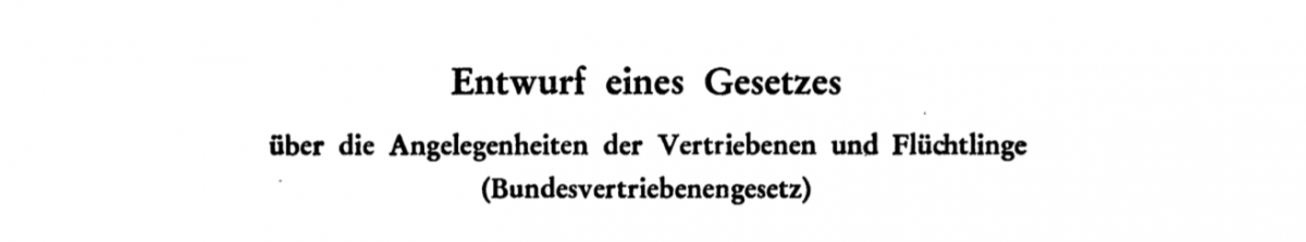 Bundesvertriebenen- und Flüchtlingsgesetz gibt uns auch 65 Jahre nach Inkrafttreten einen klaren Auftrag für die Zukunft