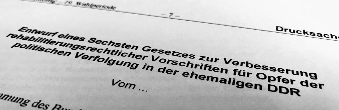 Opfer des SED-Unrechtsregimes unterstützen